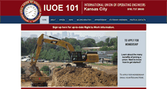 Desktop Screenshot of iuoelocal101.org